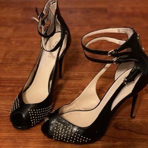Guess Studded Peep Toe Heel